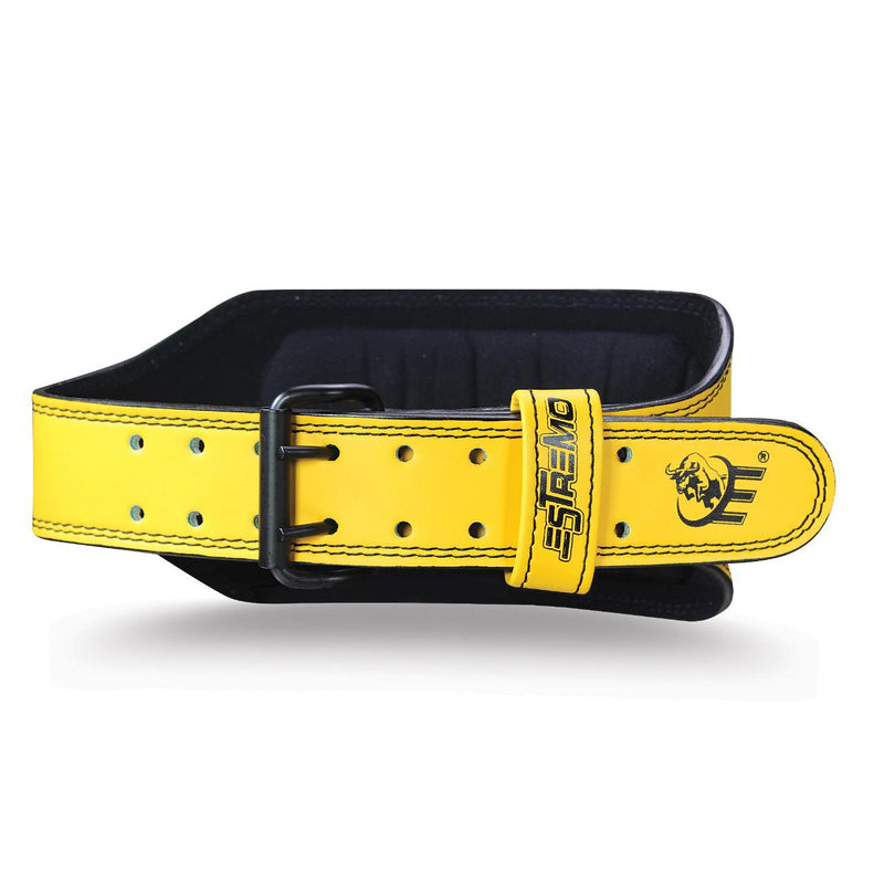 Better Bodies Leather Lifting Straps - Yellow